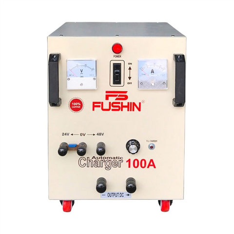 Sạc Tự Động 100A (24-48V) - Dây Đồng