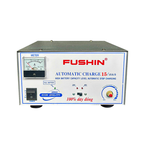 Sạc Tự Động 15A (24-48V) - Dây Đồng