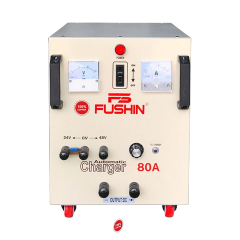 Sạc Tự Động 80A (24-48V) - Dây Đồng