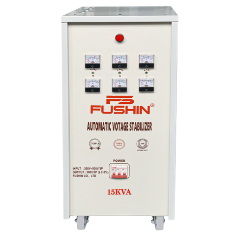 Ổn Áp 3P 15KVA NL Mặt Trời Dải 350V~500V Ra 380V