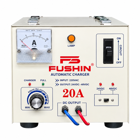 Sạc Tự Động 20A (24-48V) - Dây Đồng