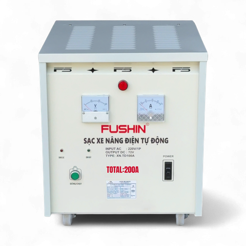 Máy Sạc Xe Nâng Tự Động 200A 72V