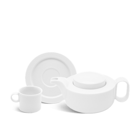 Bộ trà 0.38 L - Gastroline - Trắng