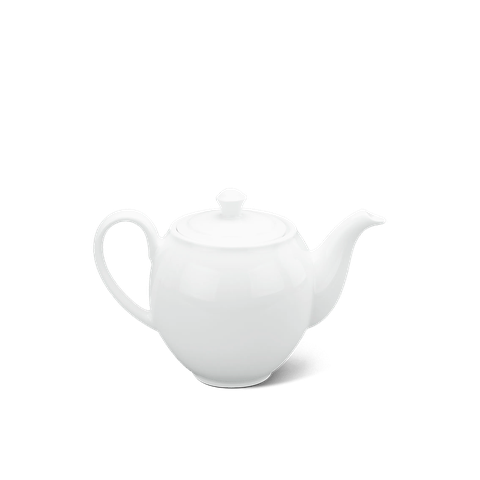 Bình trà 0.8 L + nắp - Camellia - Trắng