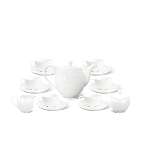 Bộ trà 1.1 L - Camellia - Trắng