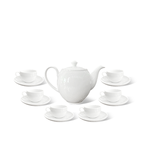 Bộ trà 0.5 L Camellia - Trắng