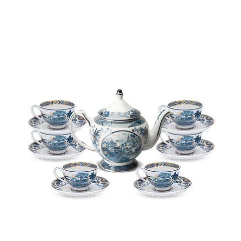 Bộ trà 0.65 L - Hoàng Cung - Hồn Việt Vàng