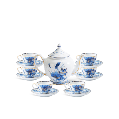 Bộ trà 0.65 L - Hoàng Cung - Sen Vàng