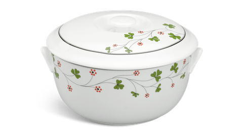 Thố 18 cm + nắp - Jasmine - Hoa May Mắn