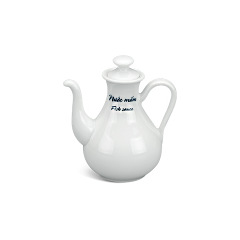 Bình nước tương + nắp - Jasmine Lys - Chữ Nước Mắm