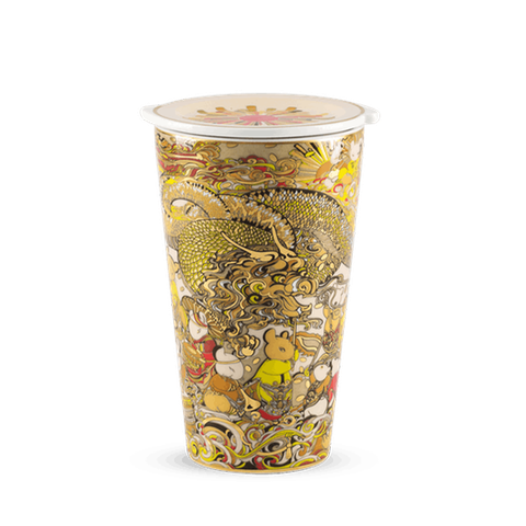 Ly sứ dưỡng sinh 0.48 L (K1) + nắp Lễ Hội Chuột