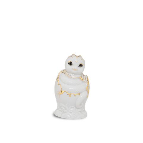 Tượng Rắn Phúc Thái 9.8 cm - Trắng