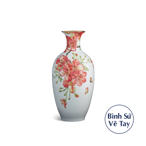 Bình hoa 40 cm - Chim & Hoa Phượng