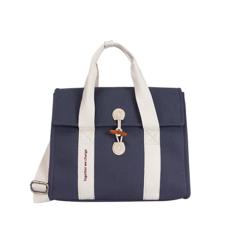 Túi vải Canvas 24 x 17.5 x 27 cm - Xanh xám