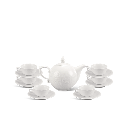 Bộ trà 0.7 L - Sen IFP - Trắng Ngà