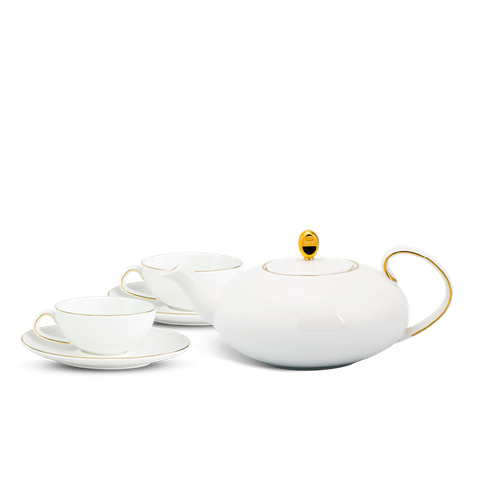 Bộ trà Elip 0.47 L - Anna- Viền Chỉ Vàng