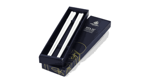 Đũa sứ dưỡng sinh 24.4 cm (2đôi/HQ) - Dưỡng sinh IFP – Trắng Ngà