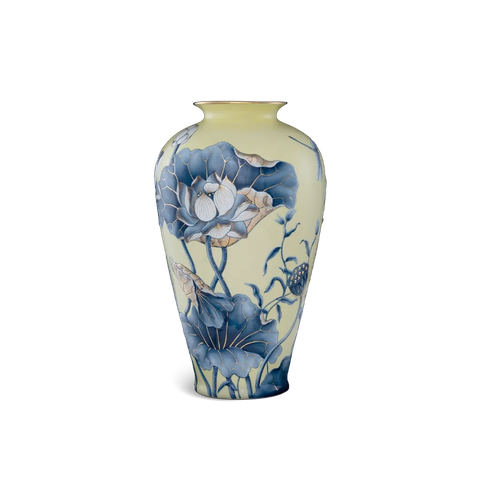 Bình hoa 40 cm - Bình Hoa - Sen Nền Vàng