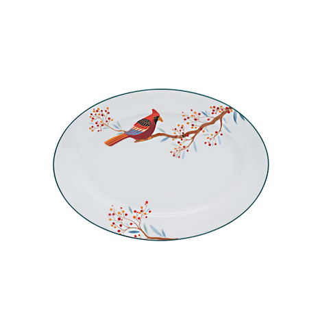 Dĩa Oval 32 cm - Jasmine - Quả Đầu Mùa