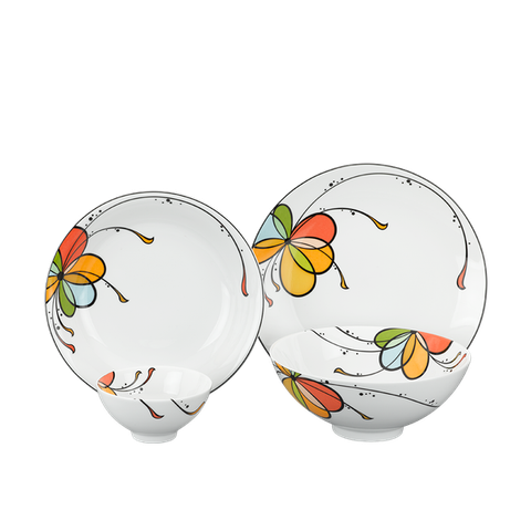 Bộ đồ ăn 9 sản phẩm - Daisy - Bóng Bay