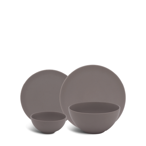 Bộ đồ ăn 09 sản phẩm - Timeless - Màu Xám 3