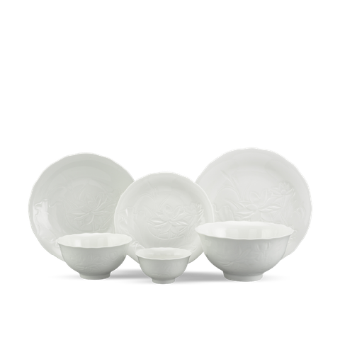 Bộ đồ ăn 22 sản phẩm - Sen IFP - Trắng Ngà