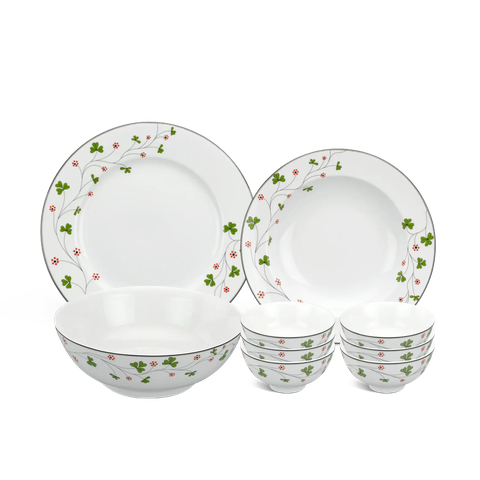 Bộ đồ ăn 9 sản phẩm - Jasmine - Hoa May Mắn