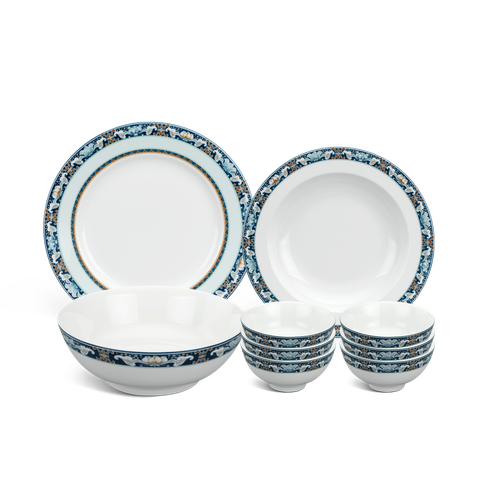 Bộ đồ ăn 9 sản phẩm - Jasmine - Phước Lộc Thọ