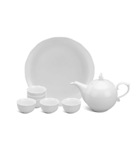 Bộ trà 0.3L - Mẫu đơn IFP - Trắng Ngà