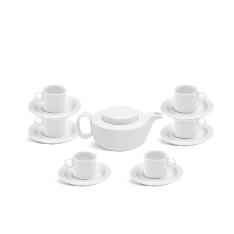 Bộ trà 0.38 L - Gastroline - Trắng