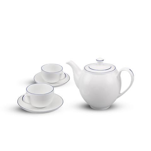 Bộ trà 0.5L - Camellia - Chỉ Xanh Dương