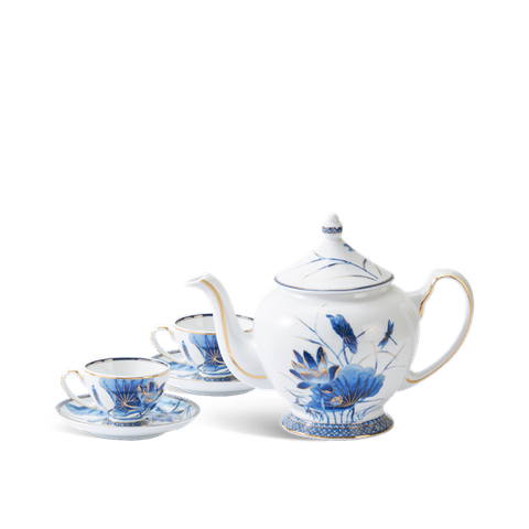 Bộ trà 0.65 L - Hoàng Cung - Sen Vàng