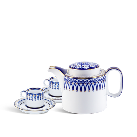 Bộ trà cao 0.33 L - Gastroline - Đồng Tâm Xanh dương