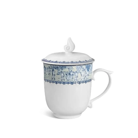 Ca Trà 0.30L + Nắp Mẫu Đơn Vinh Quy Nhạt