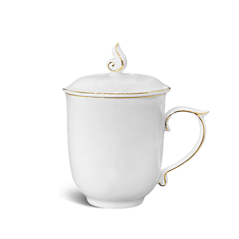 Ca trà 0.30 L - Mẫu Đơn - Chỉ Vàng