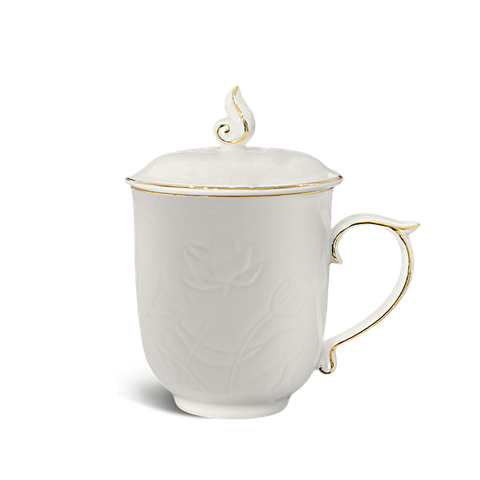 Ca trà 0.30 L + Nắp Sen IFP -  Viền Chỉ Vàng