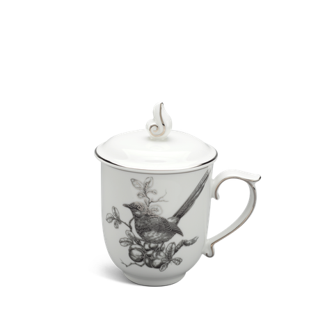 Ca trà 0.30 L + nắp - Mẫu đơn IFP - Chim Chích Chòe