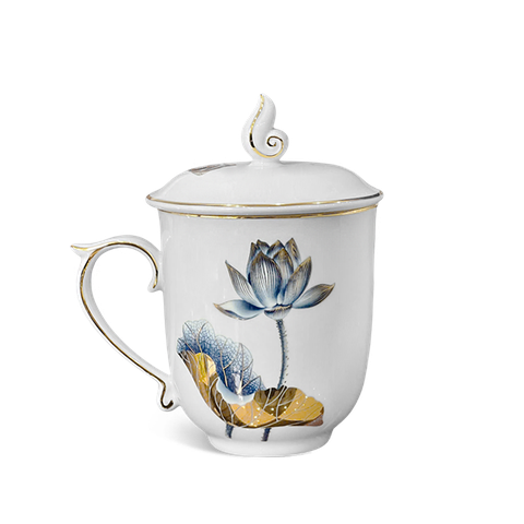 Ca trà 0.30 L - Mẫu Đơn - Tịnh Tâm Vàng