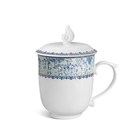 Ca Trà 0.30L + Nắp Mẫu Đơn Vinh Quy Nhạt