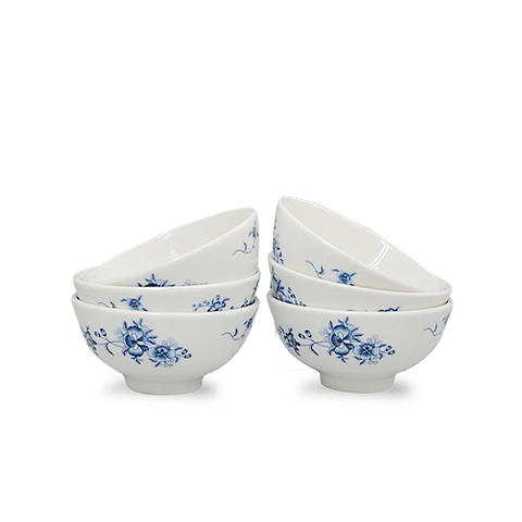 Bộ 6 chén cơm 11.2 cm - Jasmine Lys - Thanh Xuân