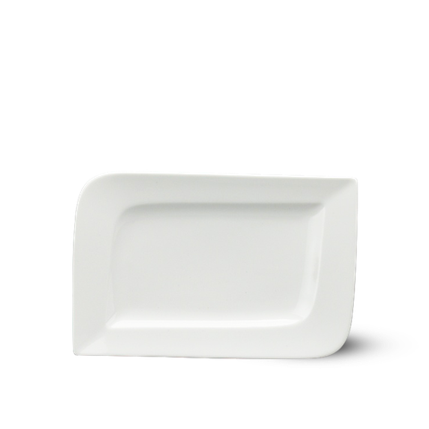 Dĩa chữ nhật 27*18 cm anh vũ Lys Trắng Ngà