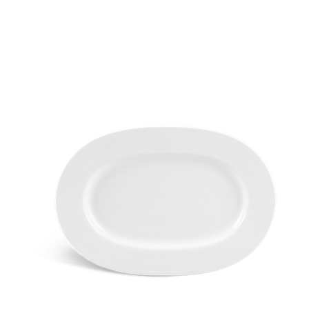 Dĩa oval 32cm - Camellia - Trắng