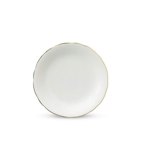 Dĩa tròn 20cm - Mẫu Đơn IFP - Chỉ Vàng