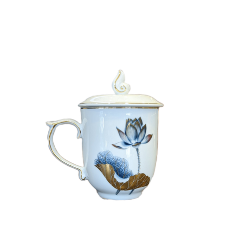 Ca trà 0.30 L - Mẫu Đơn - Tịnh Tâm Vàng