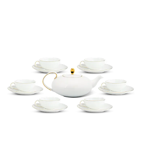 Bộ trà Elip 0.47 L - Anna- Viền Chỉ Vàng