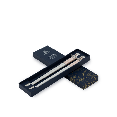 Đũa sứ dưỡng sinh 24.4 cm (2đôi/HQ) - Dưỡng sinh IFP – Màu Hồng Pastel