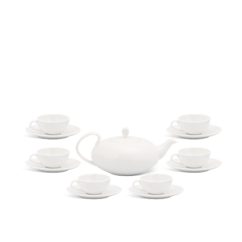 Bộ trà elip 0.47 L - Anna - Trắng Ngà