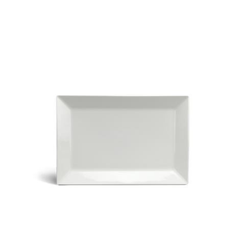 Dĩa chữ nhật lá 25 x 17 cm - Misc Assortment Lys - Trắng Ngà