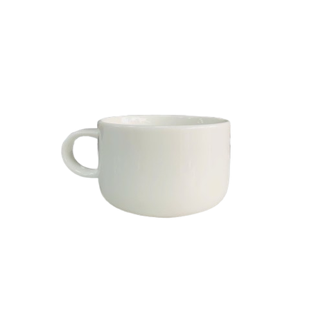 Tách trà 0.22 L vuông Lys Trắng Ngà