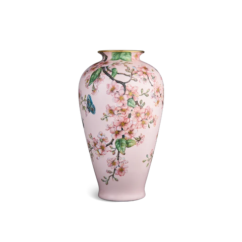 Bình hoa 40 cm - Bằng Lăng Tím & Chim